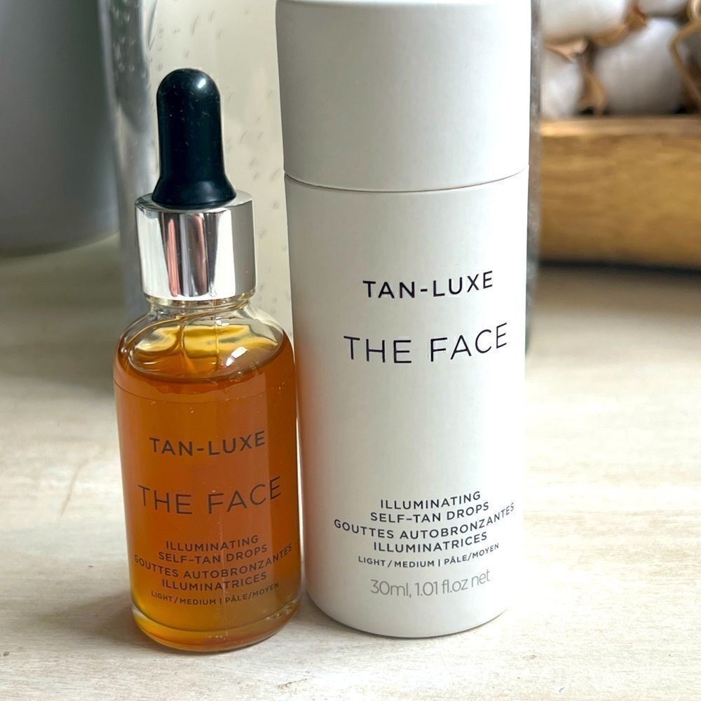 TAN - LUXE THE FACE ILLUMINATING SELF-TANNING DROPS 30ML IN LIGHT/MEDIUM…